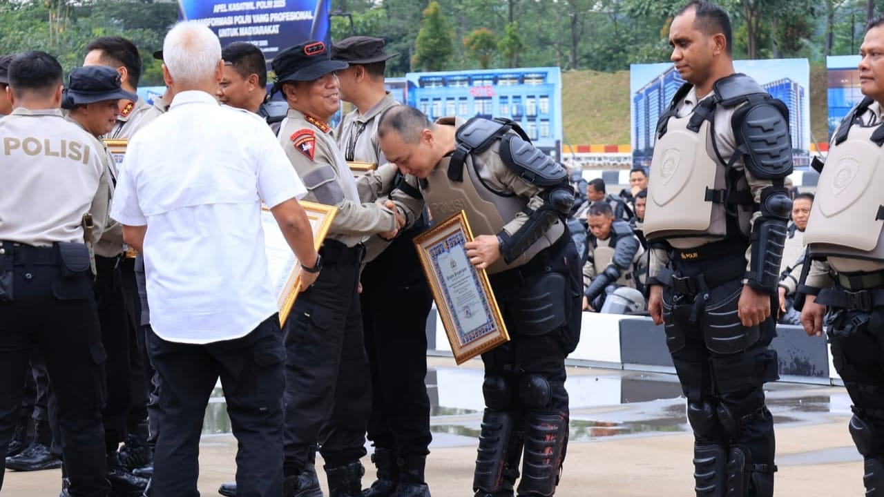 Polresta Malang Kota Sabet Penghargaan Nasional di Apel Kasatwil Polri 2025