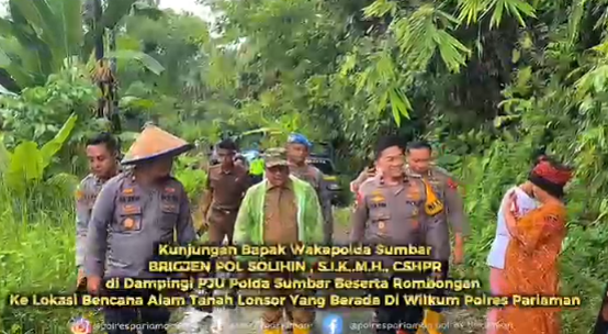 Rumah Warga Tertimbun Sedimen Pasir, Wakapolda Sumbar: Bantu Bersihkan Sampai Tuntas!