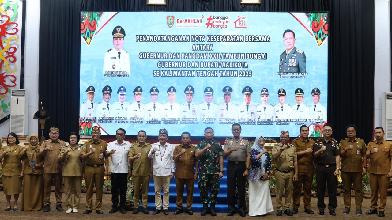 Dukung Program Pemerintah, Wakapolda Kalteng Ikuti Rakortek Koperasi Merah Putih