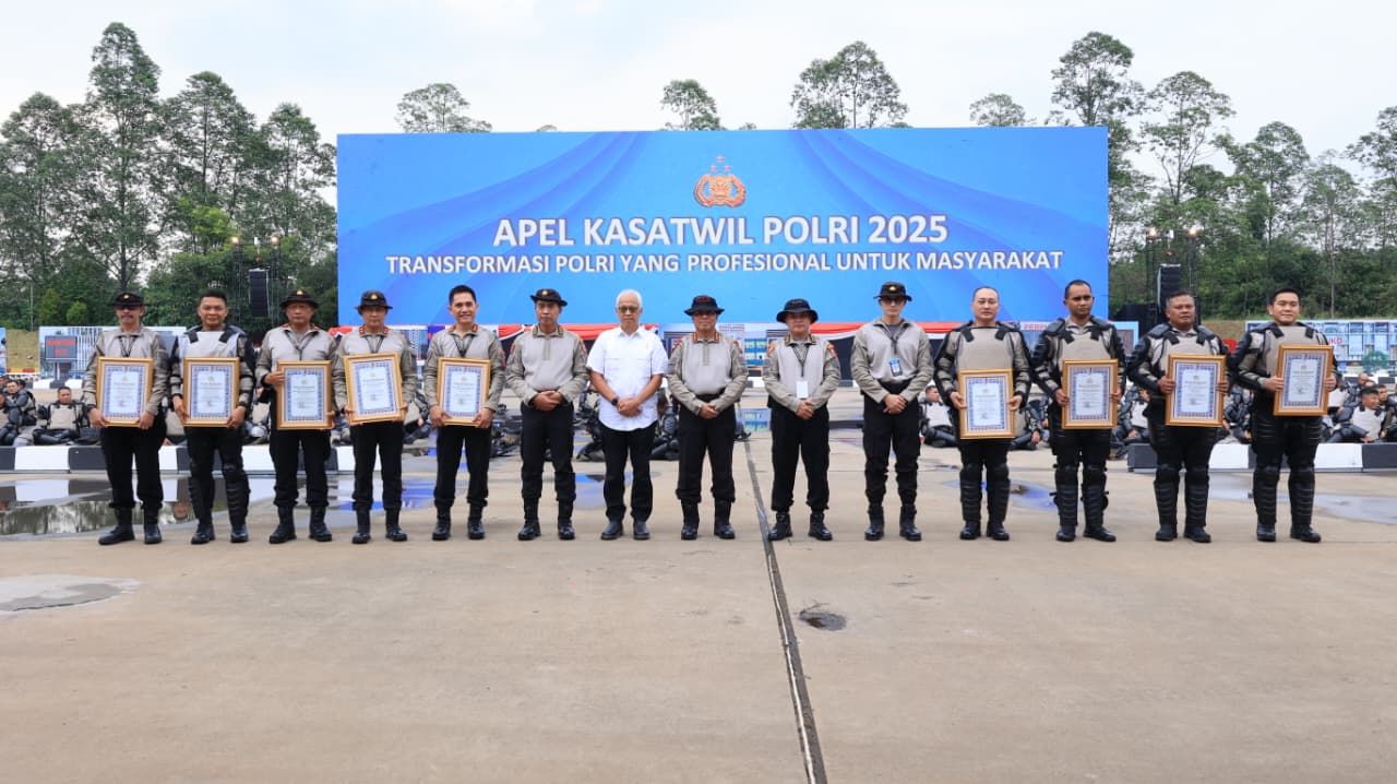 Polresta Malang Kota Masuk Daftar Polres Terbaik Nasional pada Apel Kasatwil 2025