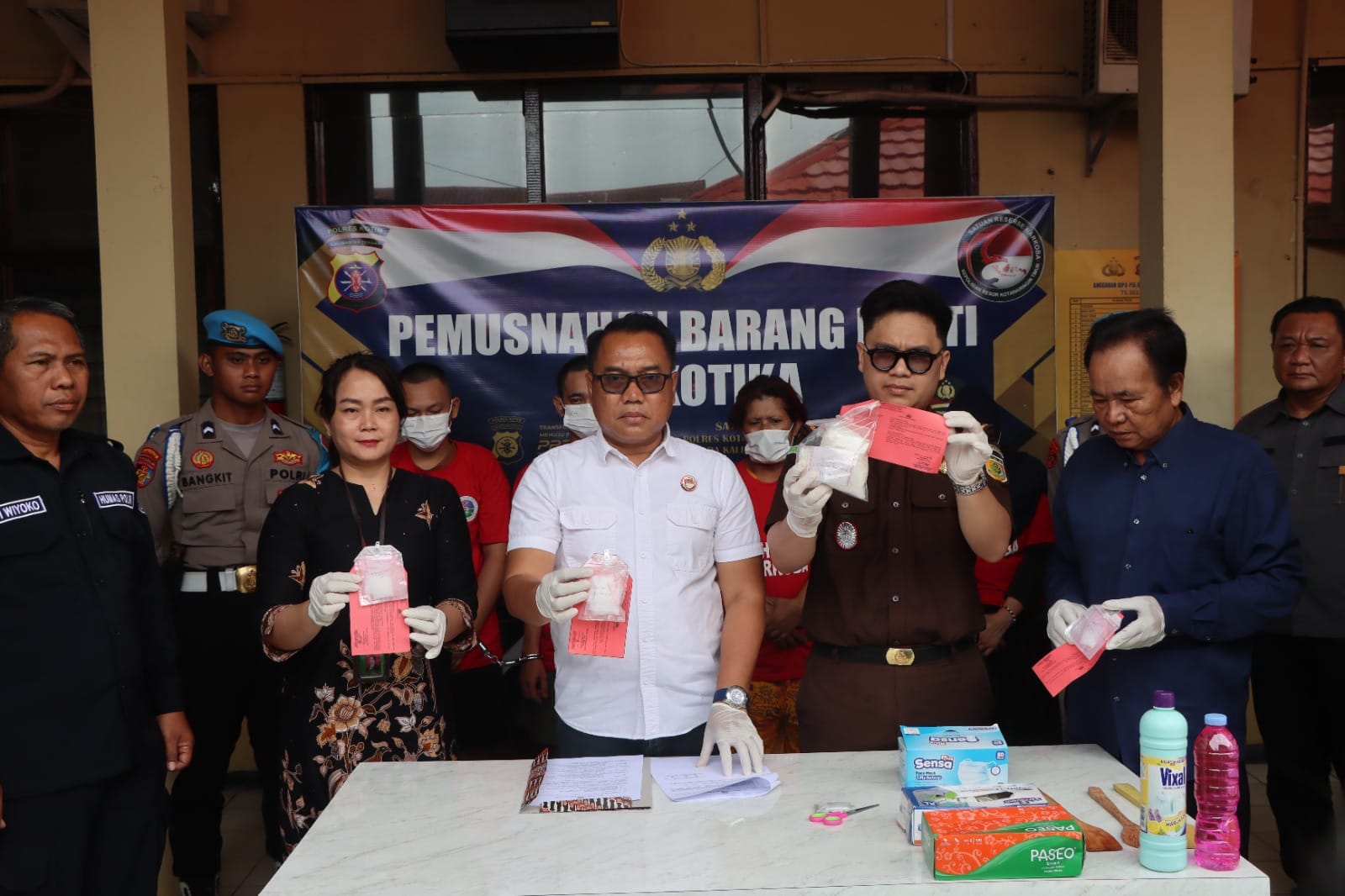 Polres Kotim Musnahkan 326,91 Gram Sabu sebagai Langkah Tegas Melindungi Masyarakat