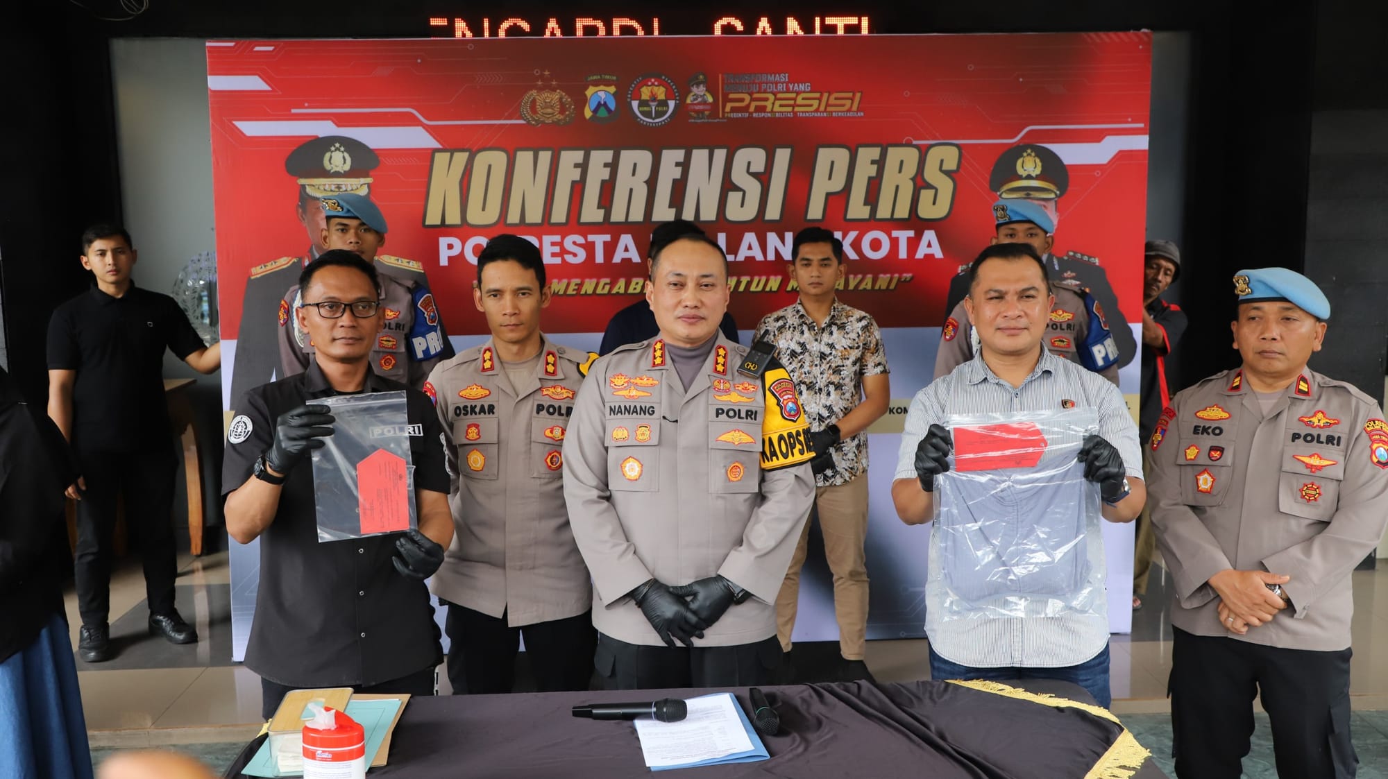 Satreskrim Polresta Malang Kota Sukses Ungkap Penganiayaan DJ Wanita dalam Waktu Singkat