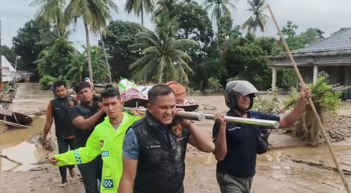 Santri Hanyut di Jangka Buya Ditemukan Tim Gabungan Polres Pidie Jaya
