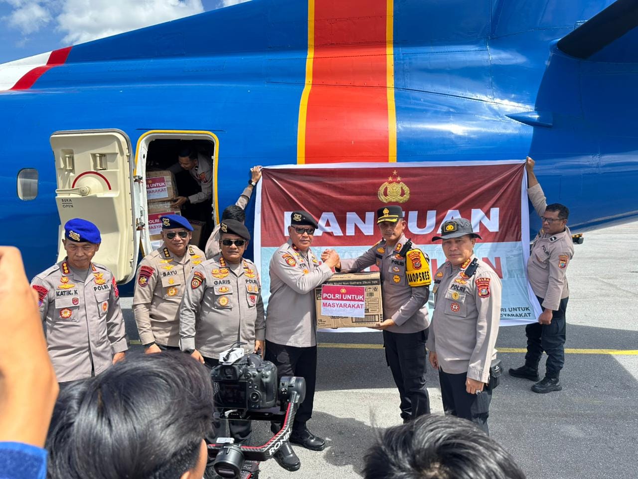 Polda Sumut Terima Bantuan Logistik Korban Bencana, Langsung Didistribusikan