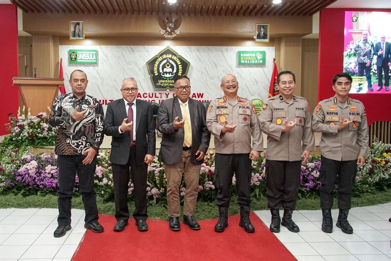 FH Unissula Resmikan Pusat Studi Kepolisian, Wakapolri Dorong Penguatan Riset Strategis