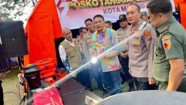 Dua Kecamatan Rawan Banjir, Posko Tanggap Bencana Mulai Diaktifkan Polresta dan Pemkot Malang