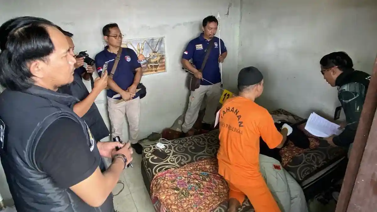 Polisi Gelar Rekonstruksi Pembunuhan di Purbalingga, Tersangka Peragakan 18 Adegan