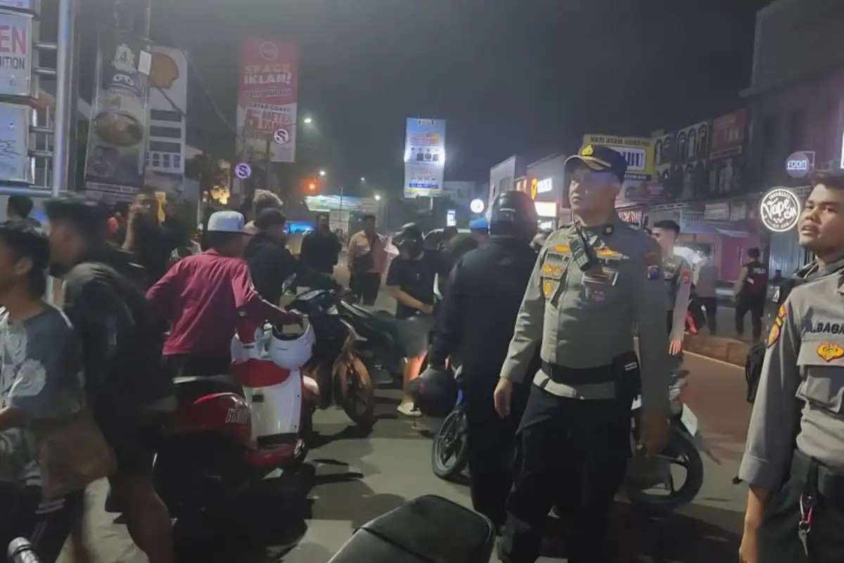 Patroli Blue Light Menggila! Polisi Malang Kota Grebek Empat Titik Balap Liar Sekaligus