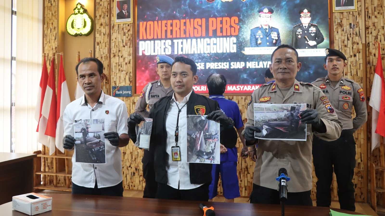 Curi Motor di Pemandian Umum, Dua Pelaku Ditangkap di Temanggung
