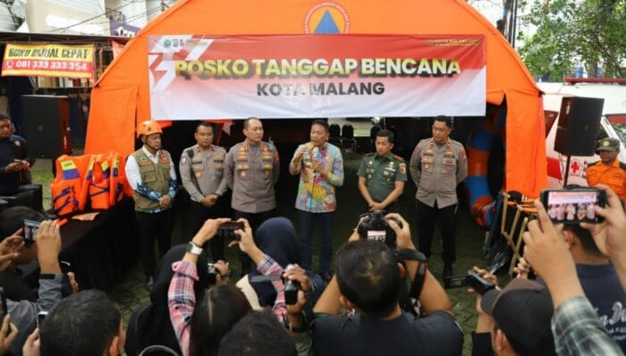 Siaga Nataru 2025–2026, Polresta Malang Kota Aktifkan Posko Tanggap Bencana 24 Jam