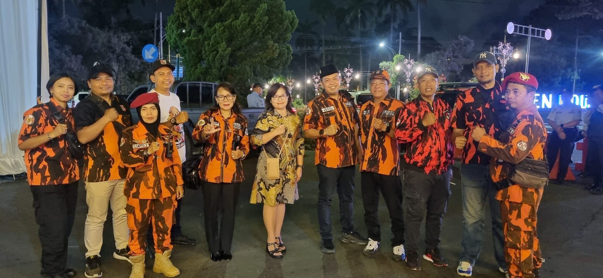 Jaga Toleransi Nataru, Pemuda Pancasila Kota Malang Sebar Personel di 5 Pos PAM Strategis