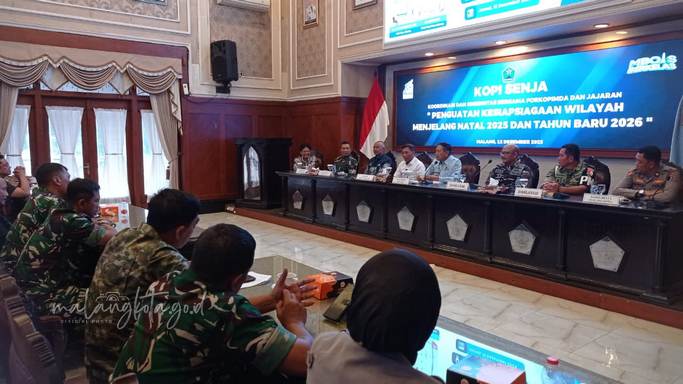 Jelang Nataru, Kopi Senja Jadi Momentum Wali Kota Malang Mantapkan Kesiapsiagaan