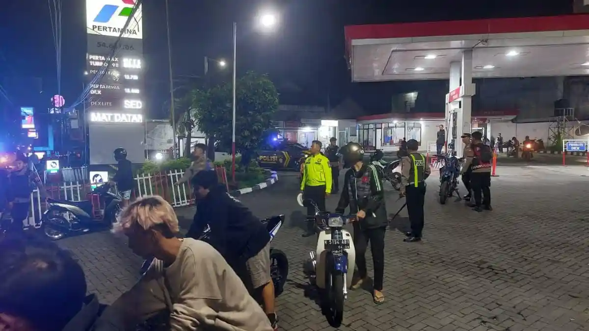Tak Ada Ampun! 55 Motor Knalpot Brong Diboyong ke Polresta, Pelanggar Tertunduk Lesu