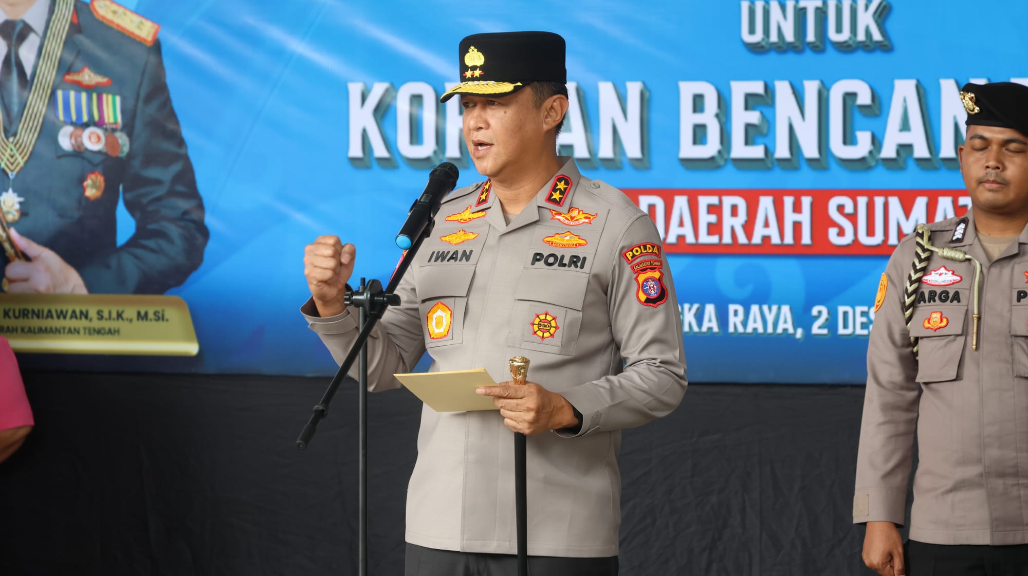 Polda Kalteng Kirim Tiga Truk Bantuan Kemanusiaan untuk Korban Bencana di Sumatera