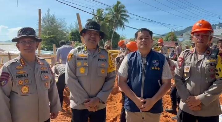 Perbaikan Jembatan Pandan Dikebut, Polri Targetkan Akses Tapteng Kembali Normal