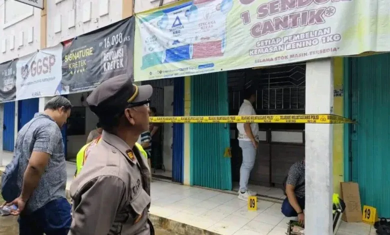 Toko Emas di Komplek Pasar Ngablak Pati Dibobol Pencuri