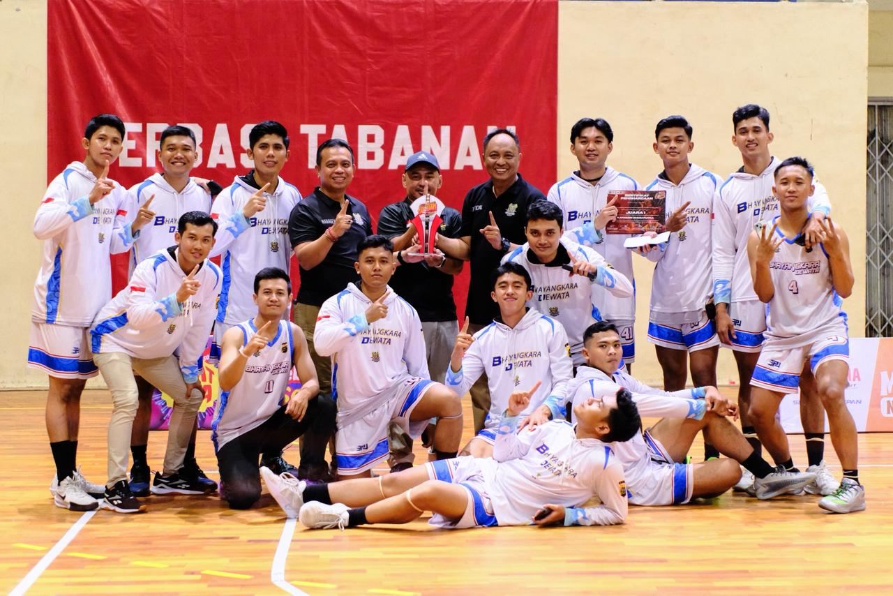 Tim Basket Bhayangkara Dewata Polda Bali Raih Gelar Juara