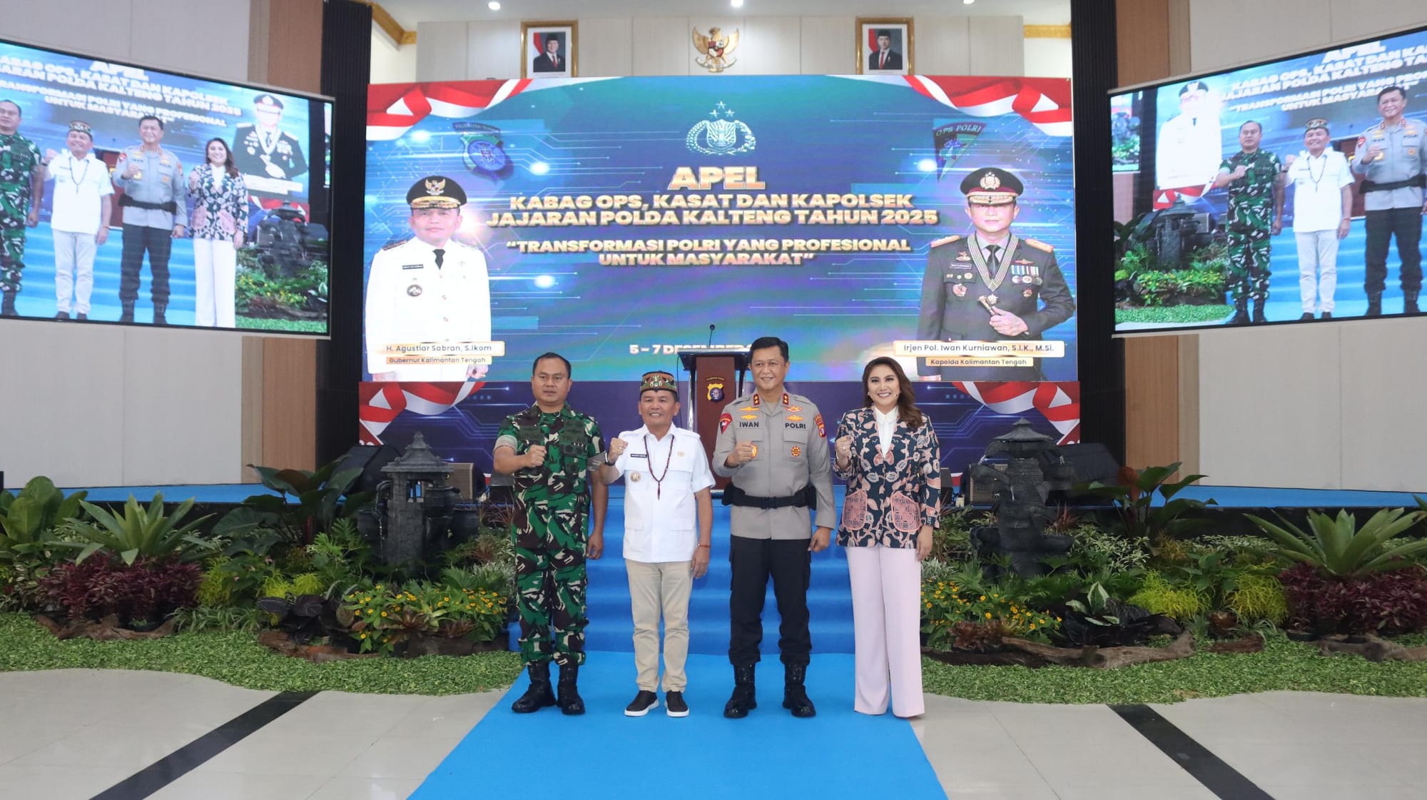 Apel Kasatwil 2025, Kapolda Kalteng Tekankan Implementasi Transformasi Polri Profesional hingga Level Polsek