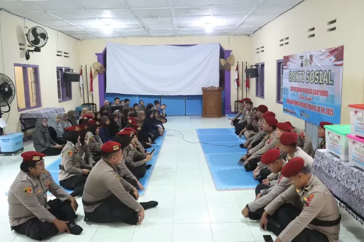 Polresta Banyumas Gelar Bakti Sosial di Panti Asuhan