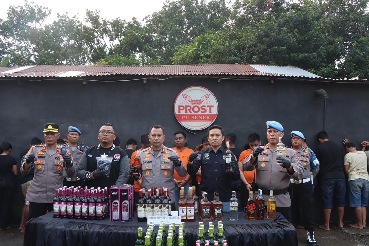 35 Ekstasi, Happy Five, hingga Miras Palsu: Ini Temuan Mengejutkan Polisi di THM Terbul
