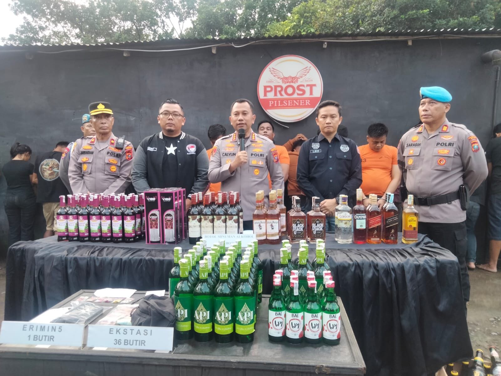 Pita Cukai Palsu dan Miras Ilegal Juga Ditemukan di THM Terbul, Polisi Libatkan Bea Cukai
