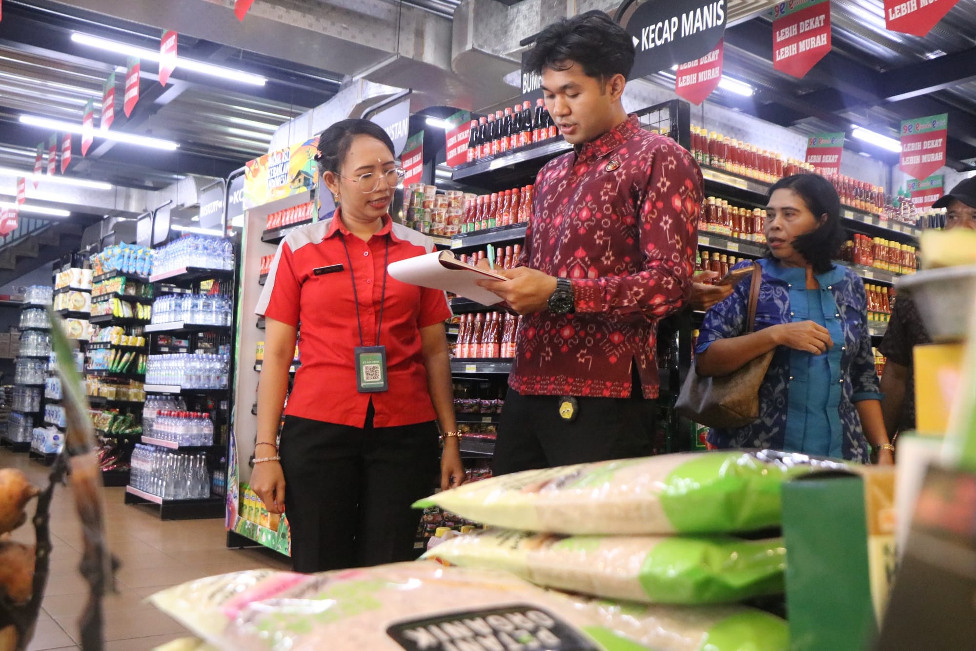 Jaga Stabilitas Harga Beras di Wilayah Bali, Satgas Pangan Polda Bali kembali Intensif laksanakan Sidak Pasar