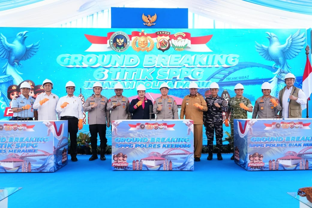 Polri Resmikan Groundbreaking 6 SPPG Baru di Papua, Wujudkan Pemerataan Layanan hingga Wilayah 3T