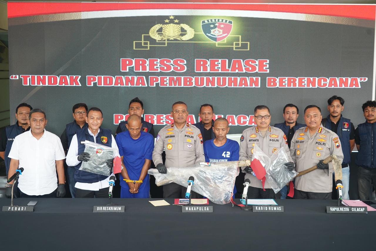 Dua Tersangka Pembunuhan Pengacara di Cilacap Ditangkap, Polisi Ungkap Motif Penguasaan Mobil