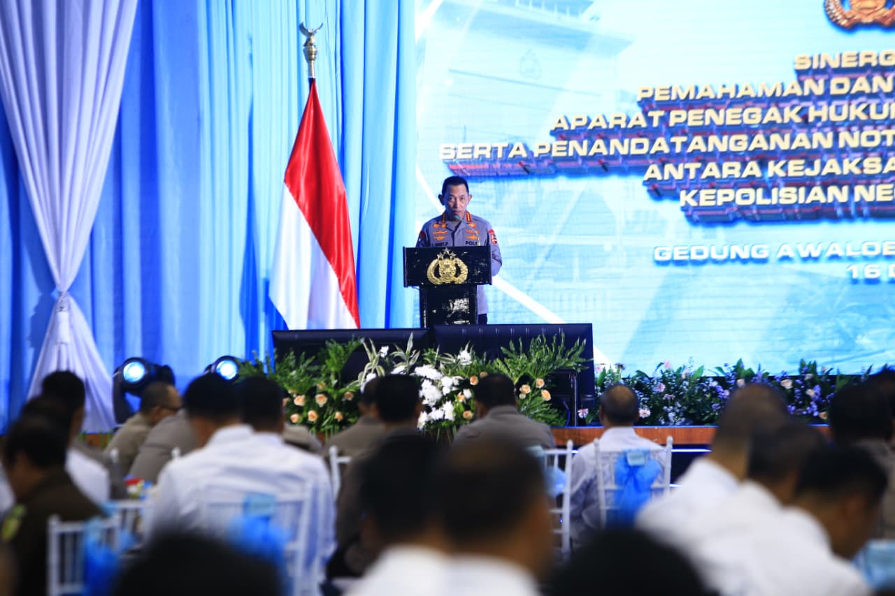 Teken PKS dan MoU, Kapolri Tegaskan Sinergi Polri–Kejaksaan Terapkan KUHP–KUHAP Baru