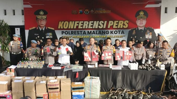 Jelang Tahun Baru 2026, Kapolda Jatim Cek Pos Pam dan Pos Terpadu di Malang Raya