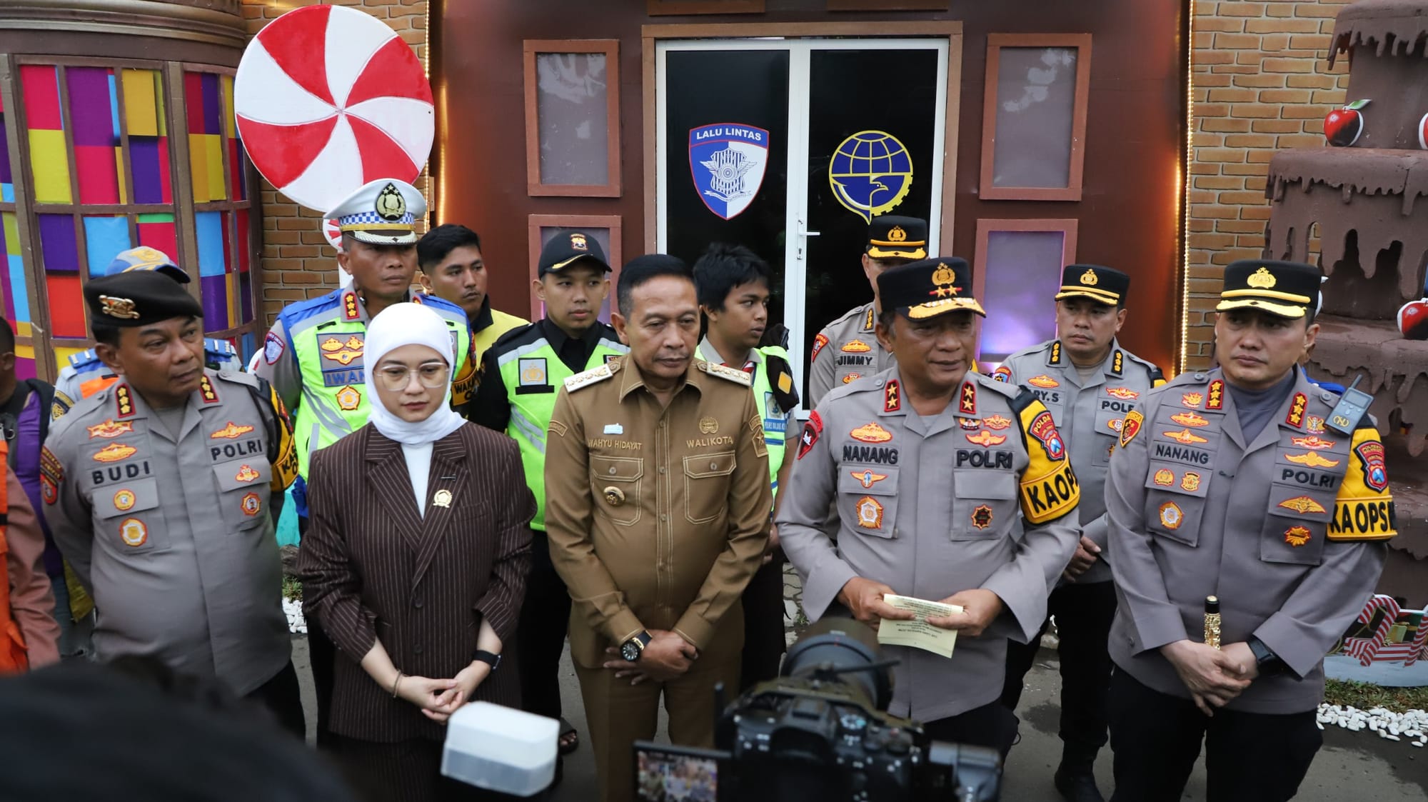 Jelang Puncak Nataru, Kapolda Jatim Tinjau Pos Pengamanan di Malang Raya