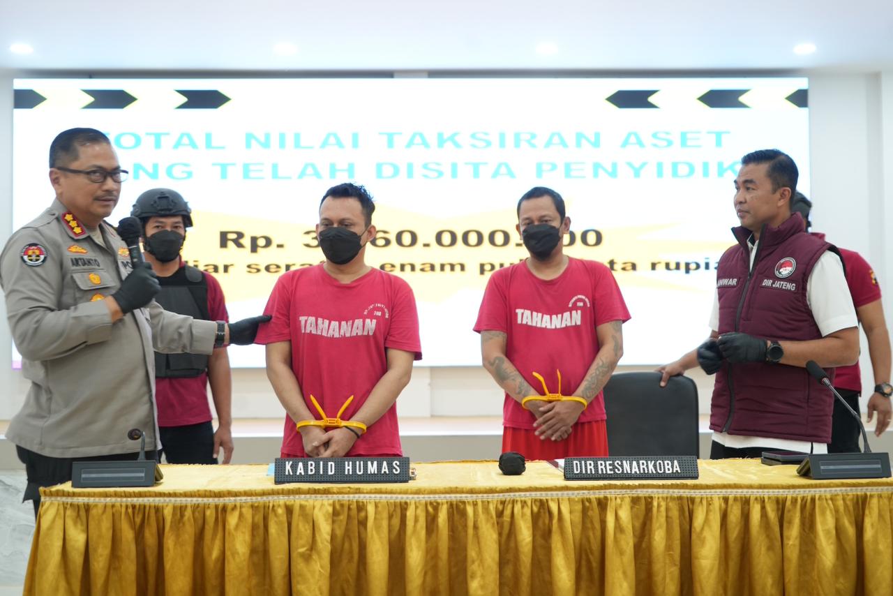 Residivis Jadi Bandar, Polda Jateng Sikat Aset Miliaran dari TPPU Jaringan Sabu Internasional