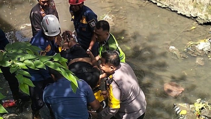 Lompat ke Sungai, Wanita Pasien Panti di Klaten Berhasil Dievakuasi