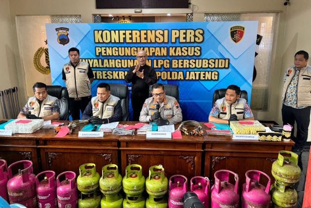Ribuan LPG Subsidi Disalahgunakan, Polda Jateng Tetapkan Empat Tersangka