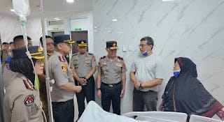 Korban Laka Lantas Padang Panjang Dapat Perhatian Wakapolda Sumbar