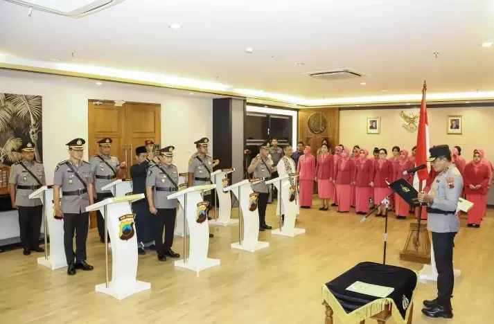 Mutasi Polda Jateng, Kapolresta Banyumas, Klaten, dan Rembang Alami Pergantian Pimpinan