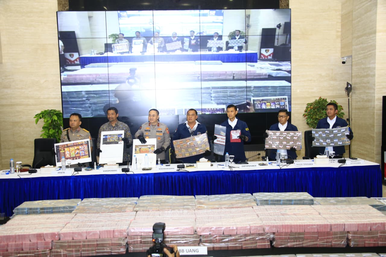 Bareskrim Polri Ungkap Jaringan Judi Online, Sita Aset Ratusan Miliar Rupiah