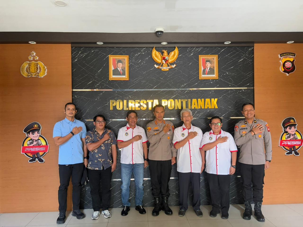 Kapolresta Pontianak dan PSSI Kalbar Matangkan Pengamanan Liga 4