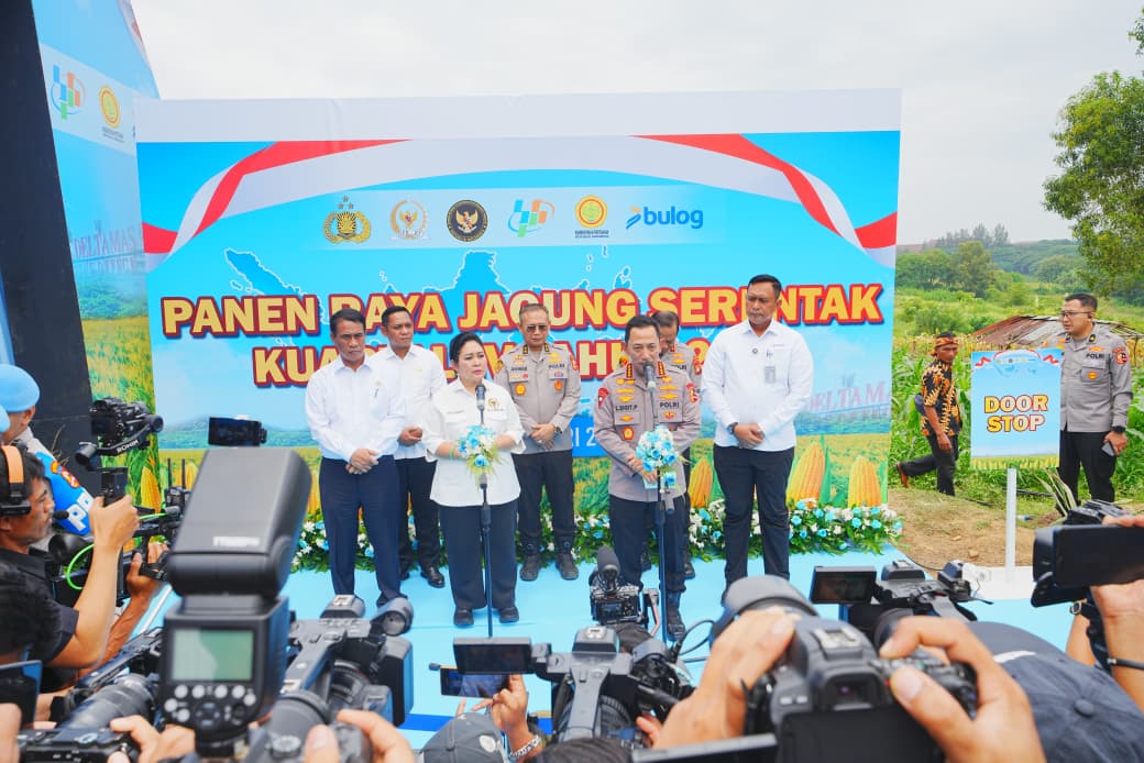 Panen Raya Jagung Serentak, Kapolri Ungkap Kontribusi Polri Hasilkan 3,5 Juta Ton Jagung Sepanjang 2025