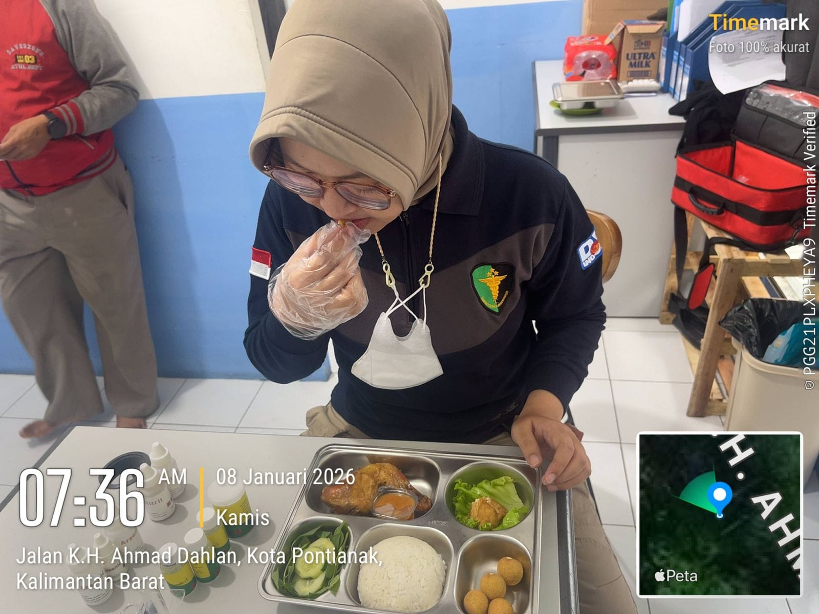 Dukung Program Pemerintah, Polresta Pontianak Pastikan Makan Bergizi Gratis Sesuai Standar Kesehatan