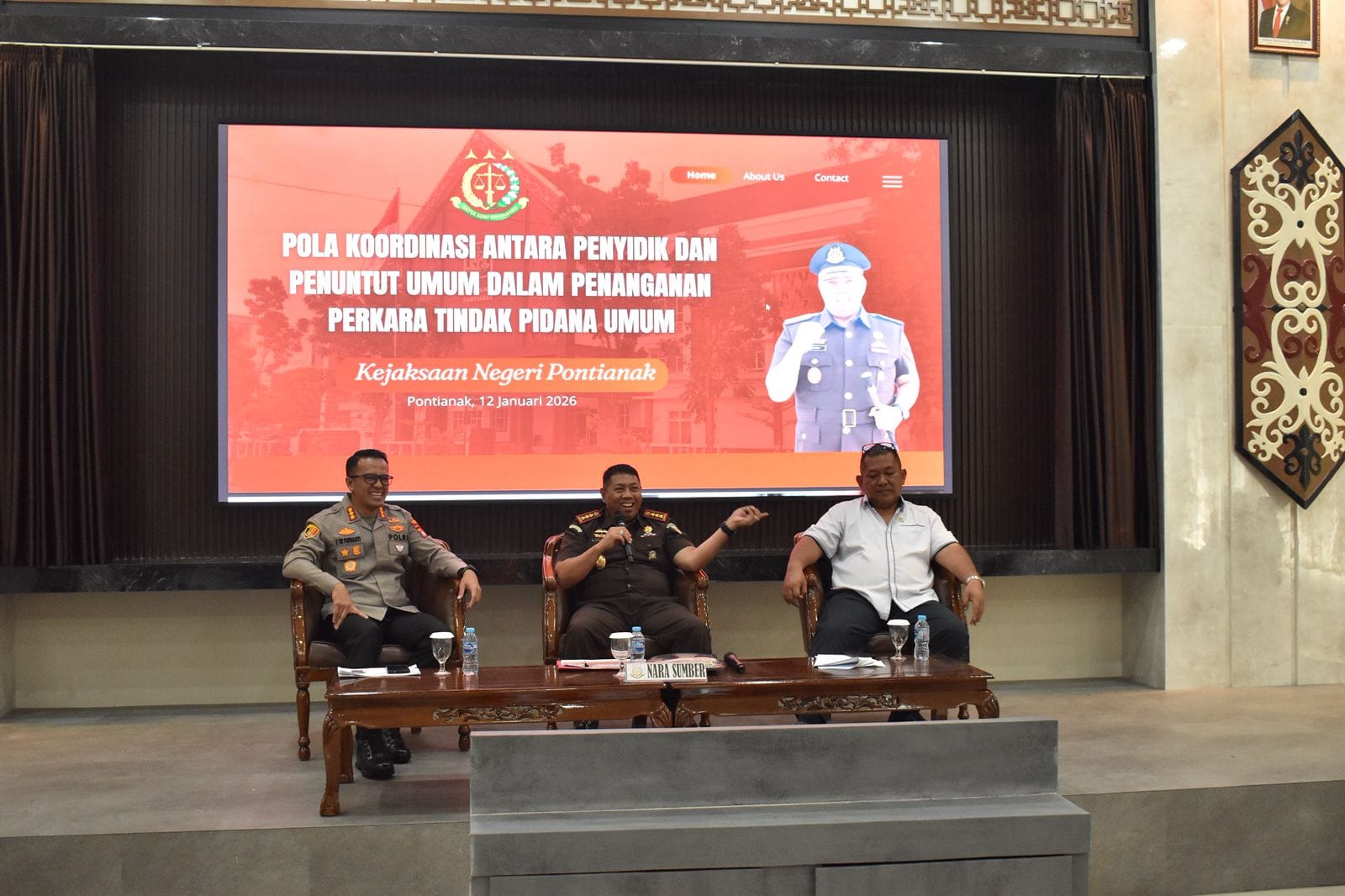 Hadiri FGD Kejari Pontianak, Kapolresta Soroti Pentingnya Koordinasi Antar-APH