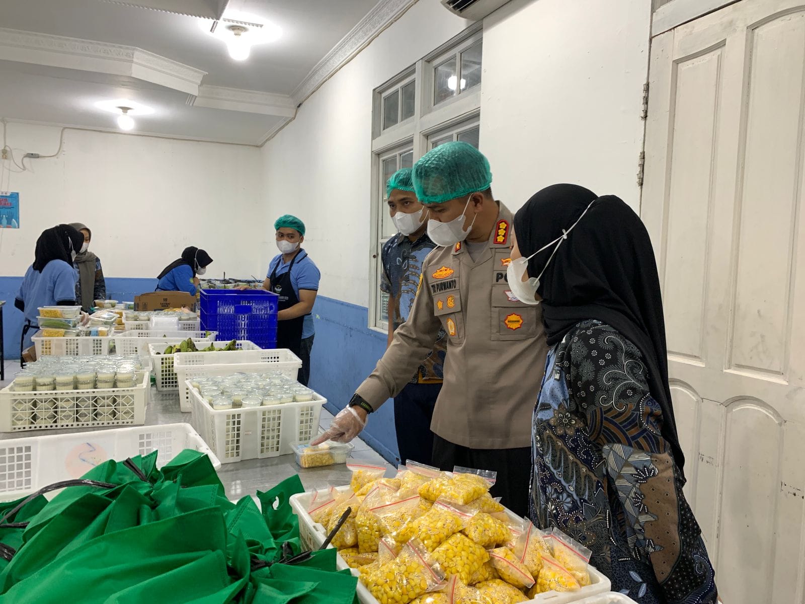 Jaga Kualitas MBG, Kapolresta Pontianak Periksa Dapur dan Menu