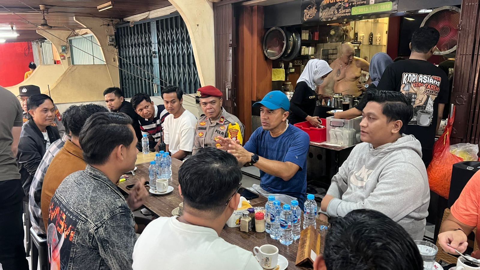 Ngopi Bareng Kapolresta, Mahasiswa Siap Dukung Pontianak Aman dan Kondusif