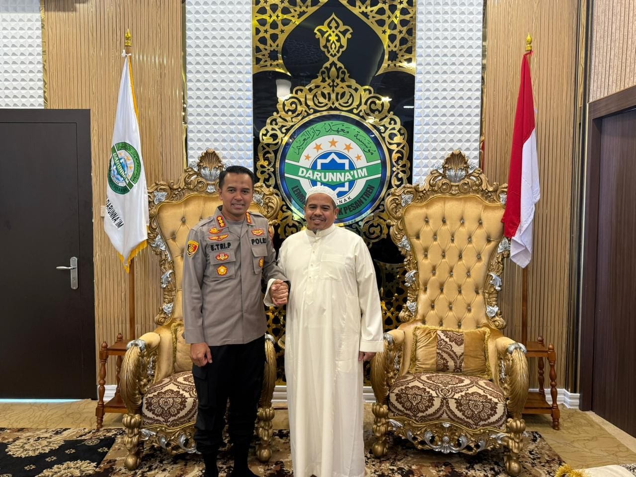 Silaturahmi ke Habib Dzaky, Kapolresta Pontianak Tegaskan Peran Ulama Jaga Keamanan Kota