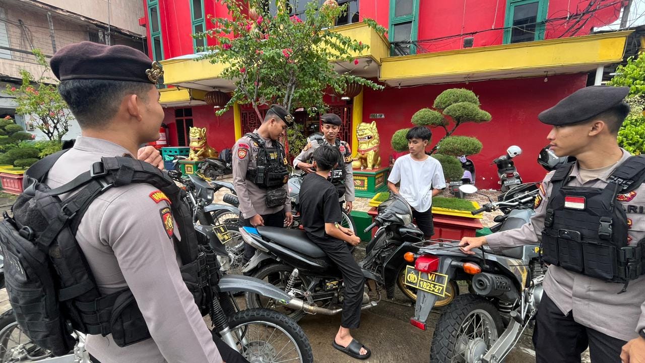 Patroli Enggang Polresta Pontianak Jaga Kamtibmas Tetap Kondusif