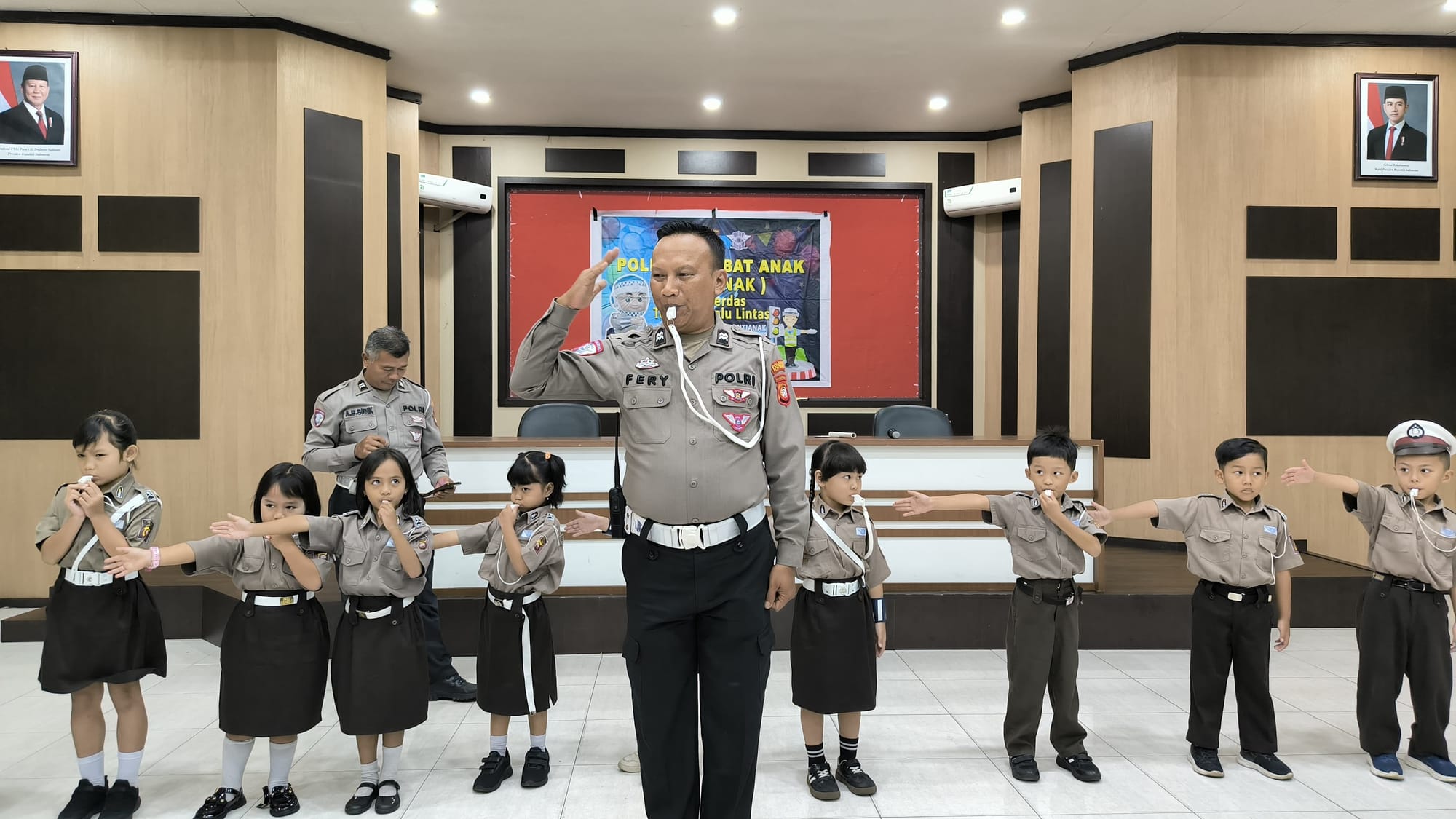 Satlantas Polresta Pontianak Kenalkan Tertib Lalu Lintas Sejak Usia Dini