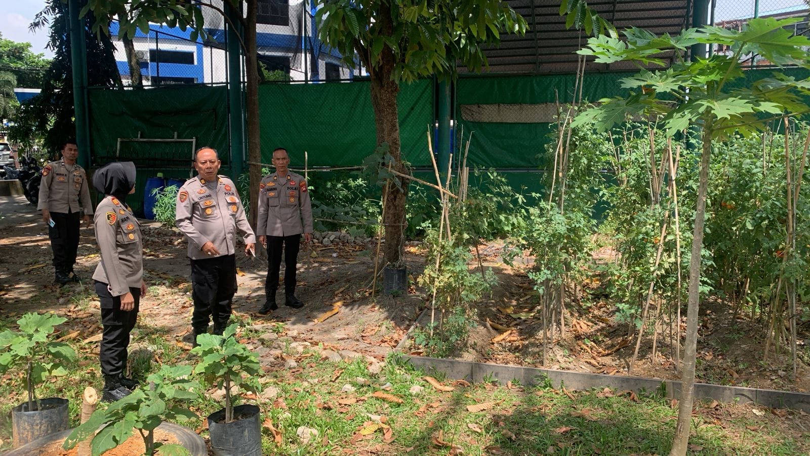 Polri Dukung Swasembada Pangan, Polsek Pelabuhan Dwikora Pontianak Optimalkan Pekarangan