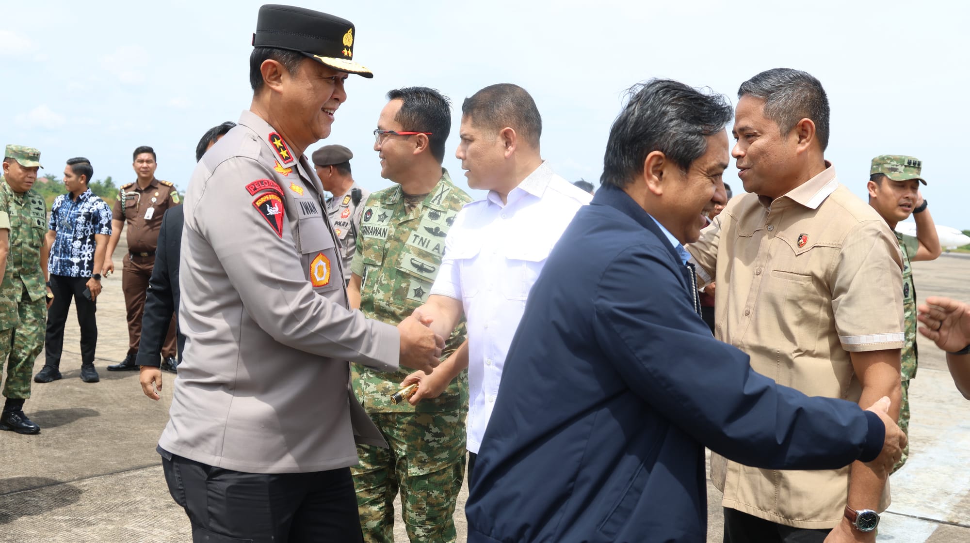 Kapolda Kalteng Sambut Kunjungan Kerja Satgas Penertiban Kawasan Hutan