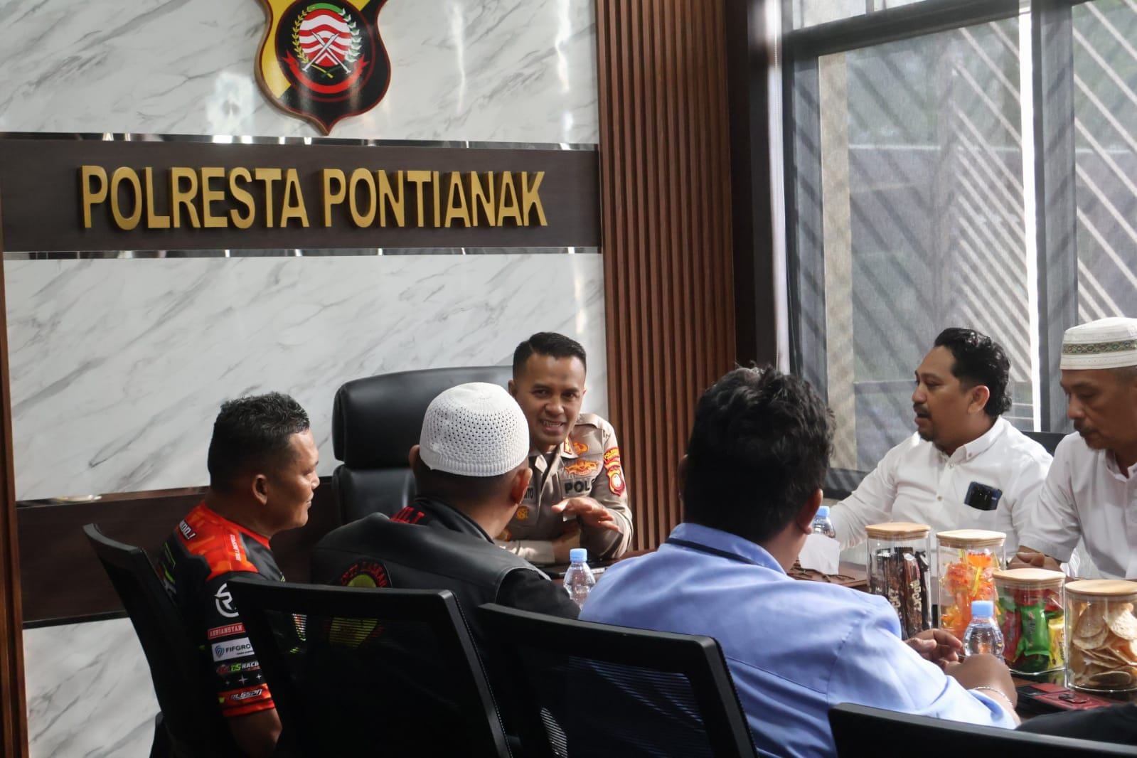 Kapolresta Pontianak Terima Silaturahmi Ormas Melayu, Ajak Jaga Kondusivitas Kota