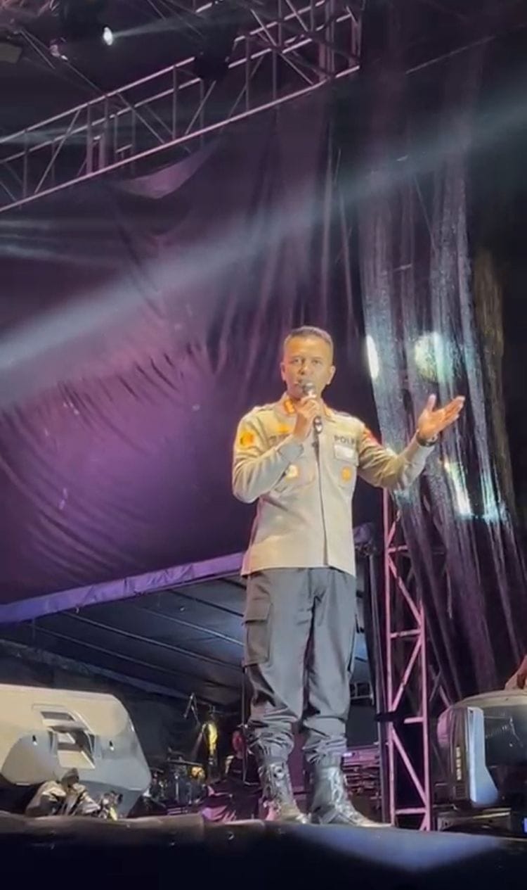 Kapolresta Pontianak Beri Pesan Damai untuk Penonton Harmony Fest Xperience 2026
